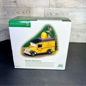 Department 56 Halloween Heritage Village Collection Express Truck & Witch Access